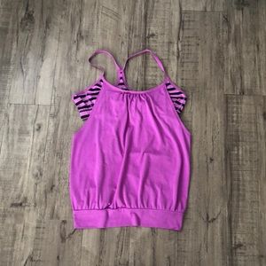 Purple Workout Top